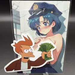 Ami Mizuno Sailor Moon Anime Waifu Card Doujin ACG Goddess Holo - Image 1