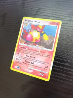 Magmortar 6/147 Holo SWIRL Supreme Victors Pokemon Card MP Clean Front/MP Back - Image 3