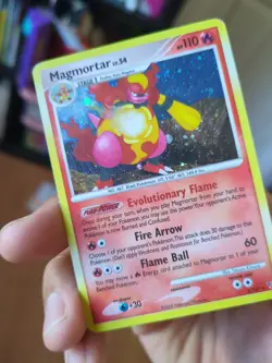 Magmortar 6/147 Holo SWIRL Supreme Victors Pokemon Card MP Clean Front/MP Back - Image 5