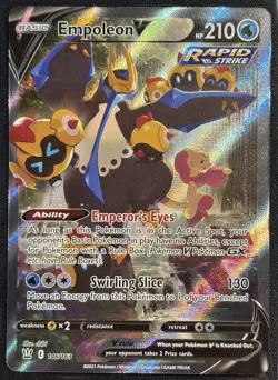 Empoleon V 146/163 - Battle Styles SWSH Pokemon TCG Alternate Art - M/LP Card - Image 1