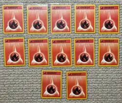 1999 Pokemon Base Set 83 Energy Cards Lot Fighting Grass Fire Lightning Water - Image 5