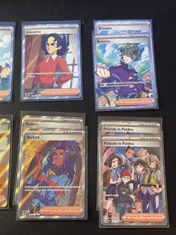 Lot 17 Pokemon Trainer & Supporter Cards Full Art Cards TCG Giovanni Atticus Etc - Image 4