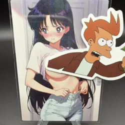 Rei Hino Sailor Moon Anime Waifu Card Doujin ACG Goddess Holo - Image 1