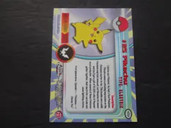 2000 Topps Pokemon Chrome #25 Pikachu Series 1 Trading Cards - Image 2