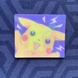 Pikachu No. 025 Meiji Zoom Up Lenticular Japanese Pokemon Card ~ MP - Image 1
