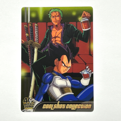S3205 Vegeta & Zoro Dragon Ball x One Piece Jump 40th Anniversary Card N19 - Image 1