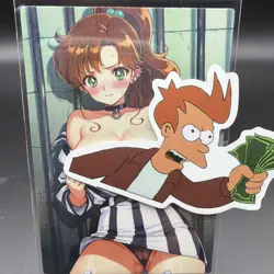 Makoto Kino Sailor Moon Anime Waifu Card Doujin ACG Goddess Holo - Image 1