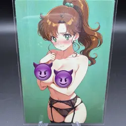 Makoto Kino Sailor Moon Anime Waifu Card Doujin ACG Goddess Holo - Image 2