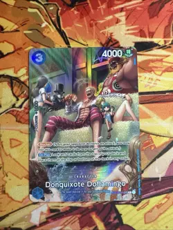 Donquixote Doflamingo OP01-073 SP 500 Years Into The Future One Piece Card - Image 1