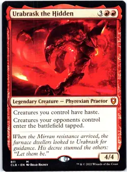 #811 Urabrask the Hidden Commander Legends: Battle for Baldur's Gate Mythic - Image 1