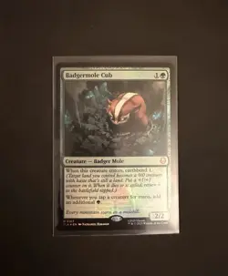 MTG Badgermole Cub FOIL #167 Mythic Avatar: The Last Airbender Set - Image 1