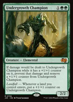 x1 Undergrowth Champion M MTG Foundations Jumpstart M/NM, English - Image 1
