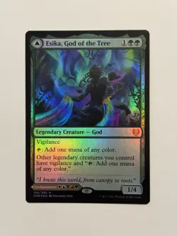 Esika, God of the Tree Kaldheim Foil NM Free Ship - Image 1