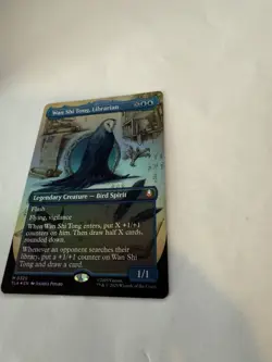 Wan Shi Tong, Librarian FOIL Borderless 320 Avatar TLA MTG Mythic Unplayed Mint - Image 3