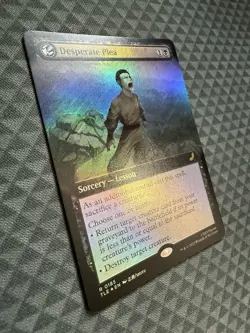 MTG Desperate Plea #0185 Foil Ext. Art R Avatar: The Last Airbender: E-L (TLE) - Image 2