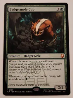 Badgermole Cub TLA #167 Mythic Regular NM+ - Image 1