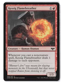 Kessig Flamebreather #164 Innistrad: Crimson Vow NM Foil - Image 1