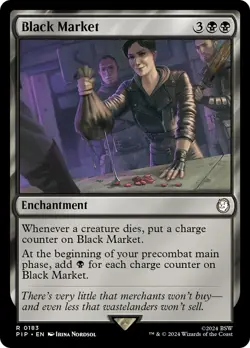 MTG Black Market [Fallout] Near Mint Magic - Image 1