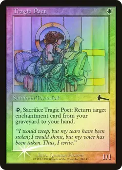 Urza's Legacy MTG FOIL Tragic Poet Magic - Image 1