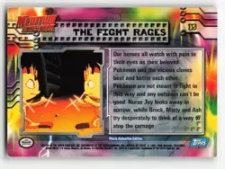 THE FIGHT RAGES TOPPS POKEMON #35 MEWTWO STRIKES BACK LP - Image 2
