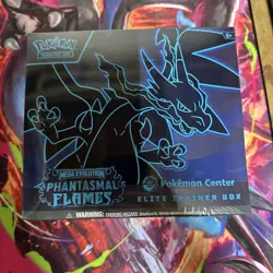 New Phantasmal Flames Pokemon Center Elite Trainer Box ETB PC Small Tear / Cut ! - Image 1