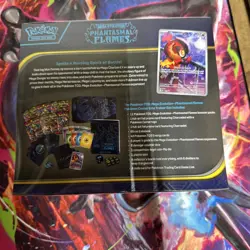 New Phantasmal Flames Pokemon Center Elite Trainer Box ETB PC Small Tear / Cut ! - Image 2