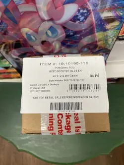 Factory Sealed Pokemon Phantasmal Flames ME02 Booster Box (6) Case - Image 3