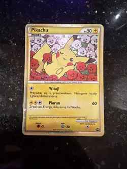 Pikachu PW Holo Pokemon 2010 World Collection Promo - Polish (US back) - Image 1