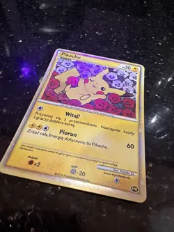 Pikachu PW Holo Pokemon 2010 World Collection Promo - Polish (US back) - Image 3