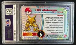 1999 Topps Pokemon T.V. Alakazam #65 PSA 10 GEM MINT - Image 2