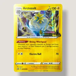 Pokemon TCG - Arctozolt SWSH036 - Darkness Ablaze Prerelease Holo Promo (NM) - Image 1