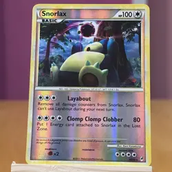 2011 Pokemon TCG Call Of Legends Snorlax Reverse Holo 33/95 Foil Fire - Image 1
