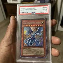 Blue-Eyes Shining Dragon RP02-EN096 Retro Pack 2-Unlimited Edition Psa 9 - Image 1