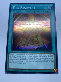 Yugioh Yu-Gi-Oh! Fire Recovery 1st Edition Super Rare AGOV-EN059 NM/M - Image 1