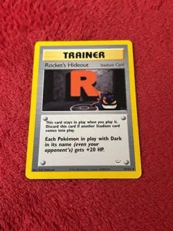 Rocket's Hideout 63/64 Neo Revelation Regular Pokemon Card Lp - - Image 1