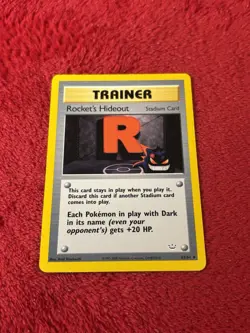 Rocket's Hideout 63/64 Neo Revelation Regular Pokemon Card Lp - - Image 4