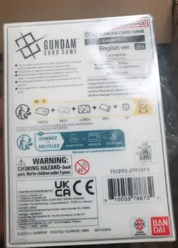 Bandai, Gundam TCG Card Game Beta Box (English Ver.) Brand New, Factory Sealed - Image 2