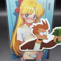 Minako Aino Sailor Moon Anime Waifu Card Doujin ACG Goddess Holo - Image 1