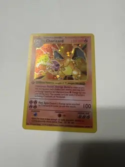 Pokemon Charizard 1st Edition Vintage Old Card - Image 1