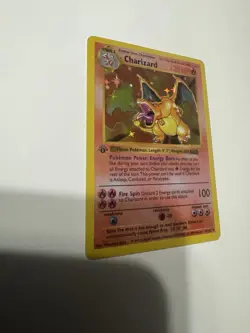 Pokemon Charizard 1st Edition Vintage Old Card - Image 4