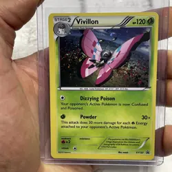 Pokemon TCG Vivillon XY137 XY Black Star Promo LP/NM Nintendo 2016 Pokemon Card - Image 2