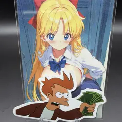 Minako Aino Sailor Moon Anime Waifu Card Doujin ACG Goddess Holo - Image 1