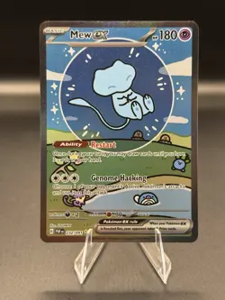 Pokemon TCG Bubble Mew EX Paldean Fates Illustration Rare Card 232/091 - Image 1