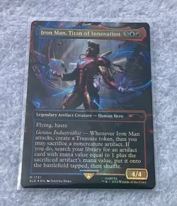 MTG English Iron Man, Titan of Innovation (Rainbow Foil) NM Foil Secret Lair - Image 1