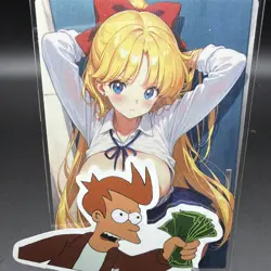 Minako Aino Sailor Moon Anime Waifu Card Doujin ACG Goddess Holo - Image 1