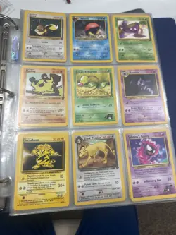 vintage pokemon random 10 card pack 1 holo and mixed 1st ed in random packs - Image 4