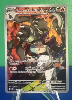 Pokemon TCG Team Rockets Houndoom IR Card 191/182 Destined Rivals - Near Mint - Image 1