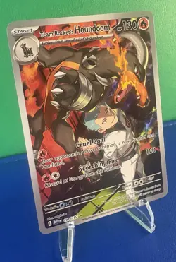 Pokemon TCG Team Rockets Houndoom IR Card 191/182 Destined Rivals - Near Mint - Image 2