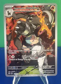 Pokemon TCG Team Rockets Houndoom IR Card 191/182 Destined Rivals - Near Mint - Image 3