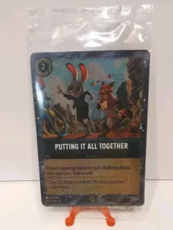 Lorcana Putting It All Together 27/P3 Cinemark Promo Card Zootopia 2 Disney - Image 1
